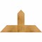 Ekena Millwork Portland Rough Sawn Timber Gable Bracket, Western Red Cedar, 36"W x 19"H x 6"D x 6"F, 13/12 Pitch GBW036X19X0606POR00RWR - alternate 1